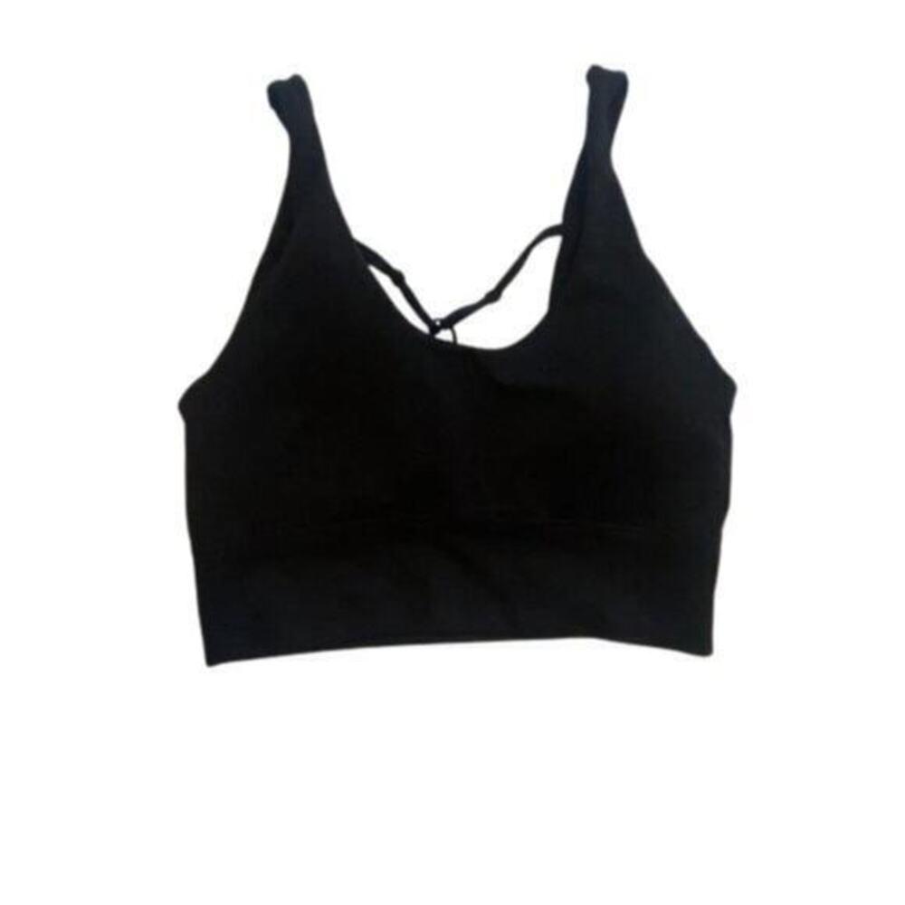 ProFit Black Padded Seamless Sports Bra - Small